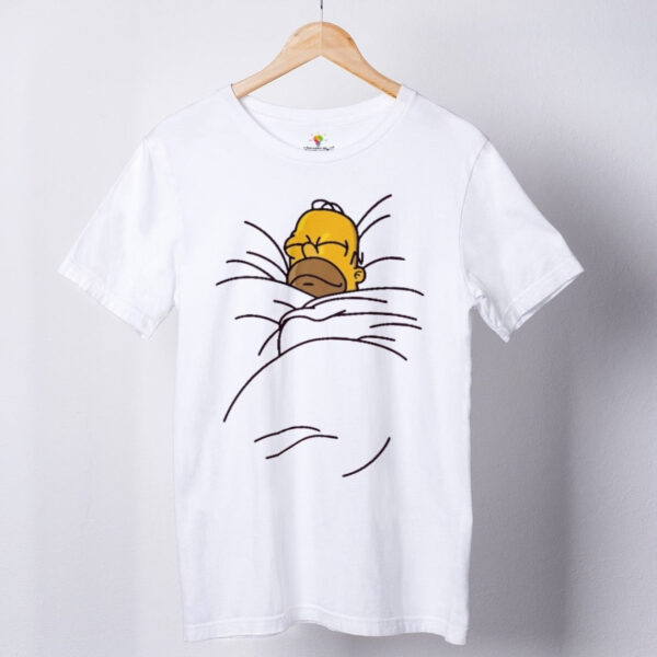 Camiseta Homero Simpson pastelito horneado de canela